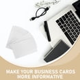 thumbnail image 3 of Raindrops 10Pcs Business Cards Printable Sublimation Blanks for Entrepreneurs Heat Transfer Printing White, 3 of 8