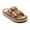 Brown, variant on GJPBGK Women Sandals Women Double Buckle Slide Sandals Comfortable Cushion Insole Non-Slip Rubber Sole Good for Shopping, Parties & Casual Outings