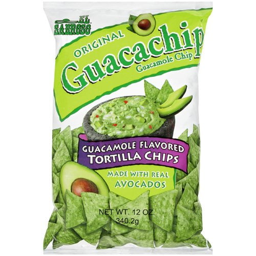 (4 Pack) Snak King El Sabroso Guacachip Tortilla Chips, 12 oz Walmart