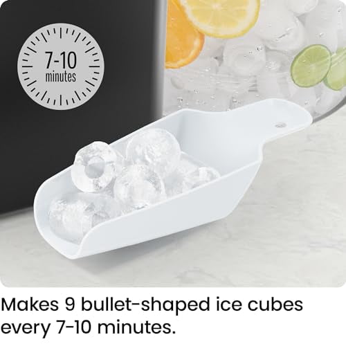 Youcai Iceman Dual Size Ice Maker Countertop - Portable, Self Cleaning, 22lbs/24hrs — Residential Use, Standard Application