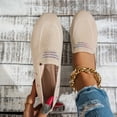 thumbnail image 5 of Loafers for Women Slip on Shoes, Breathable Mesh Round Toe Flat Casual Walking Shoes for Daily Wear, Comfortable Plus Size Footwear, 5 of 7