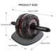 thumbnail image 5 of Ab Roller antideslizante rueda de ejercicio Abdominal silenciosa para culturismo (negro rojo), 5 of 8
