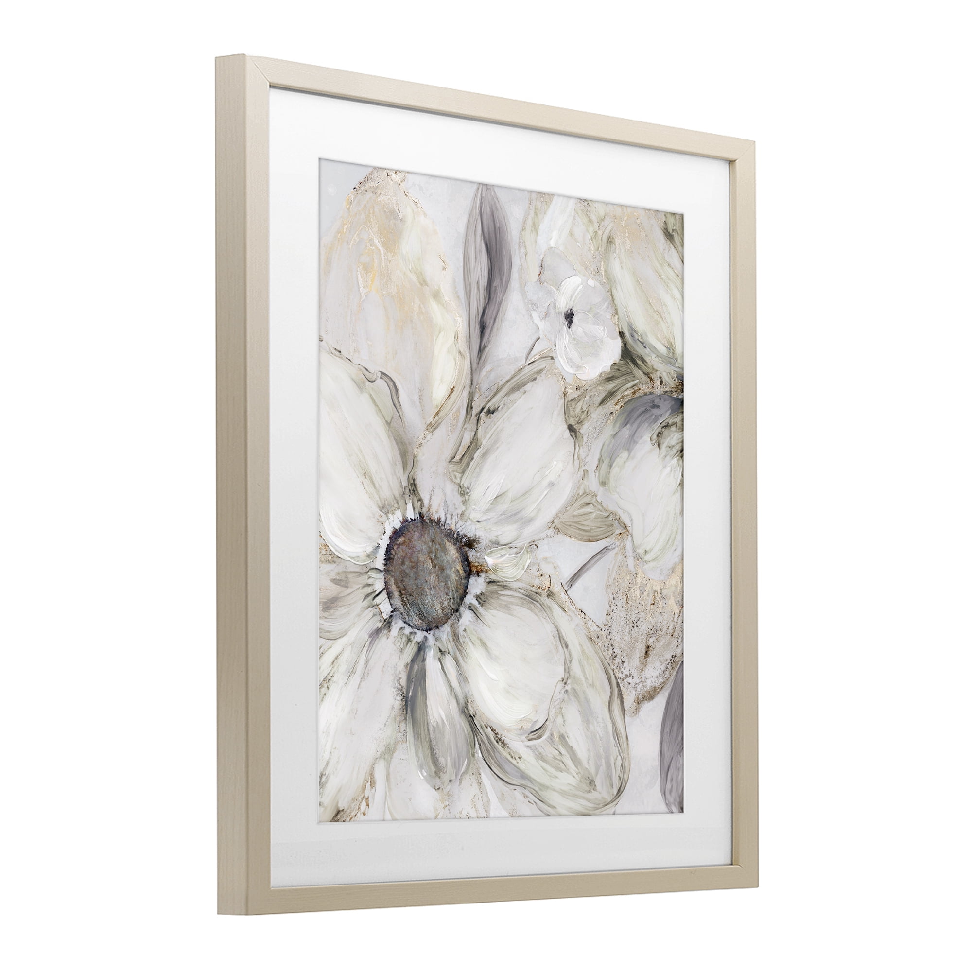 Stupell Industries Neutral Sandstone Blooms Birch Framed Print Under Glass, design by Carol Robinson