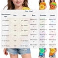 thumbnail image 3 of Xdegoge Big Girls Cute Flower Graphic T Shirts Casual Tie Dye Pattern Tops Short Sleeve Crewneck Soft Comfy Summer Playwear Kids Breathable School Active Tees, 3 of 5