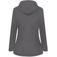 thumbnail image 2 of HLSOHJP Women's Fleece Lined Anorak Fall Top Winter Jackets Hooded Zip Up Spring Snow Zippered Pocket Long Sleeve, 2 of 4