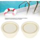 thumbnail image 1 of Parachoques de goma para escalera de piscina, juego de dos topes de escalera blancos para escaleras de piscina, 1 of 2