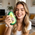 thumbnail image 4 of Sensory Toys, Half Avocado Shaped Stress Ball, Soft Squeeze Toys, Relaxation Toys, 4.5X2.5 Inch Fake Avocado Fruit Squeezable Toys for Fine Motor Skill Practice, Calm Down Time, 4 of 8