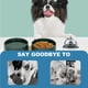 thumbnail image 4 of Cuenco de cerámica para perros y gatos con soporte para alimentador de comida y agua, juego de cuencos para mascotas, moderno, bonito y pesado, 4 of 5