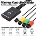 thumbnail image 3 of N64 Wireless Controller Converter Receiving Adapter, Supports Four Gamepad, 3 of 5