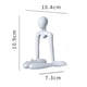 thumbnail image 4 of Escultura de caballero pensador europeo. Figura creativa para entrada, sala de estar, dormitorio, estantería, armario, chimenea, decoración del hogar., 4 of 8