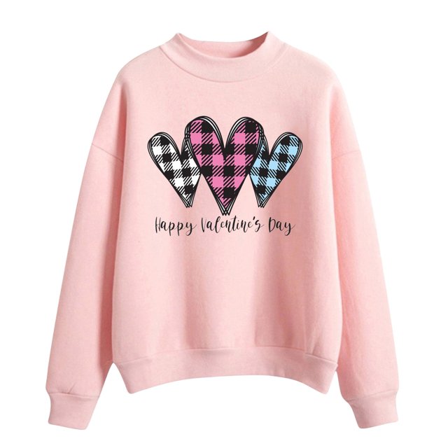 Gibobby Sudadera oversize mujer Sudadera de forro polar de manga larga para mujer(Rosa,G)