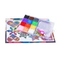thumbnail image 2 of de manualidades de abalorios fusibles de 16 colores para niño incluidos s de cvija papel de pnchar y accesorios de cadena, Gloria Perlas de fusible, 2 of 9