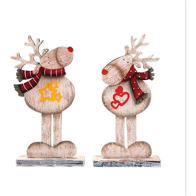 Daughter Ornament wooden painted Christmas ornaments decoration Christmas ornaments desktop Home Decor Gnome Shoes