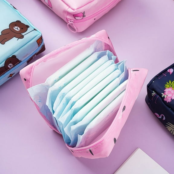 Cute Portable Sanitary Napkin Storage Bag for Girls