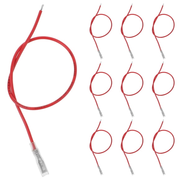 MLINS  10 Pcs Terminals Cable Subwoofer Connector Wire Connectors Red