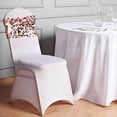 thumbnail image 5 of BalsaCircle 5 Blush 10" Big Payette Sequined Chair Sashes Events Catering, 5 of 8