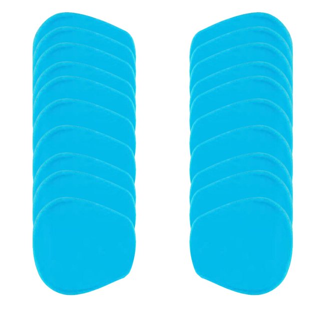 Almohadillas de Gel para EMS, masajeador de cuello, ejercitador de cadera, parche masajeador corporal de repuesto, estimulador muscular, pegatina, accesorios de Gel