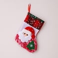 thumbnail image 3 of 4 Pcs Christmas Stocking Christmas Tree Pendant Christmas Decoration Supplies Kids Candy Bag Gift Bag Apple Bag, 3 of 7