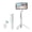White, variant on Extendable Selfie Stick Tripod with Fill Light & Bluetooth Remote, Cell Phone Stand for Selfies Live Streaming Vlogging