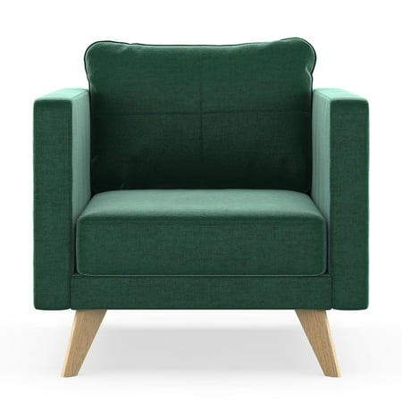 - Jaylen Armchair Mod Velvet - Jade Green