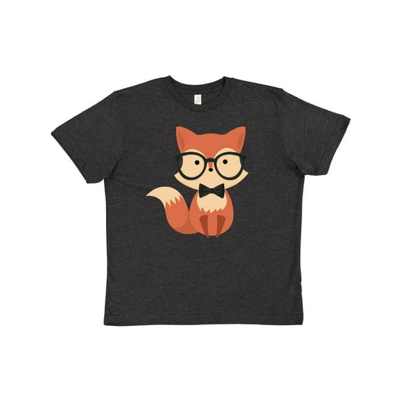 Inktastic Cute Hipster Fox Youth T-Shirt