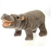 Fiesta Toys Standing Hippo Hippopotamus Plush Stuffed Animal, 14"
