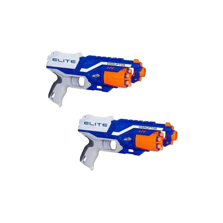 Nerf N-Strike Elite Disruptor 6 Dart Fire Nerf Gun Blaster (2-Pack) - Walmart.com