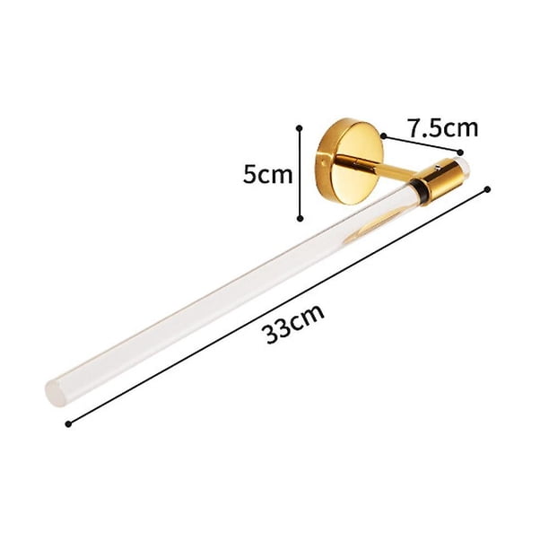 Portarrollos de papel higiénico de 13", adhesivo y perforado, porta toallas de papel acrílico transparente con base de acero inoxidable dorado brillante, porta toallas de metacrilato