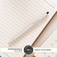 thumbnail image 4 of Cross Classic Century Chrome Refillable Ballpoint Pen and Medium Lined Journal Gift Set, Includes Premium Gift Box - Classic Black, 4 of 7