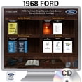 thumbnail image 2 of Detroit Iron OEM 1968 Ford Shop Manual, Sales Literature & Parts Books on CD, 2 of 2