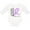 AA-White, variant on Inktastic Alzheimers Awareness- Fight, care, cure Boys or Girls Long Sleeve Baby Bodysuit