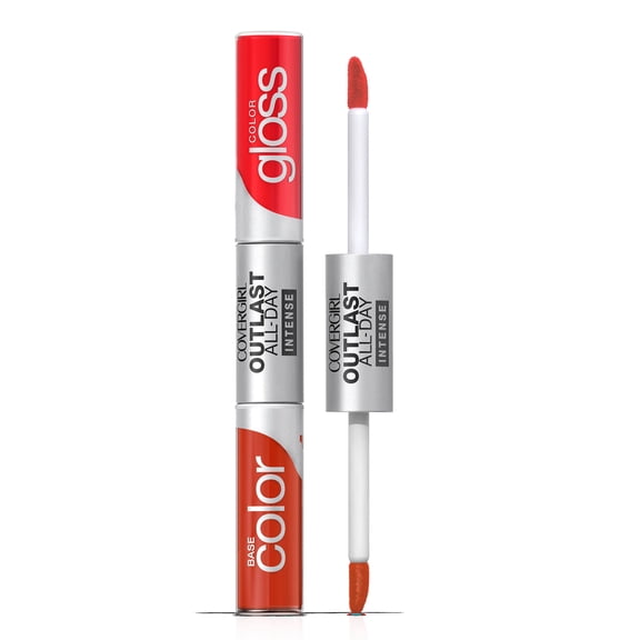 COVERGIRL Outlast All-Day Intense Lip Color and Gloss, 170 Sultry Red