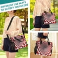 thumbnail image 5 of ALAZA Interest Geometric Illusion Insulated Lunch Bag Reusable Tote Box Adjustable Shoulder Strap for Work Picnic, 5 of 6