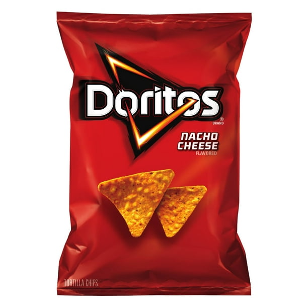 Doritos Nacho Cheese Flavored Tortilla Chips, 10 Oz.