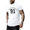 thumbnail image 1 of Hombres Playeras Estampado Camiseta Elástico Lycra Algodón, 1 of 8