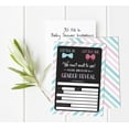 thumbnail image 4 of Inkdotpot 30Gender Reveal Baby Shower Invitation Cards Its a Boy Its a Girl Fill In Blank Invites, 4 of 6