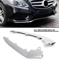 thumbnail image 4 of 3Pcs Chrome Front Bumper Moulding Lip Trim Strip for Benz E Class W212 14-16 A2128852774 A2128852874, 4 of 4