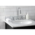 thumbnail image 2 of Kingston Brass KS2981BPL Bel-Air Widespread Bathroom Faucet with Brass Pop-Up, Polished Chrome, 2 of 5
