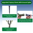 thumbnail image 4 of Artificial Flowers with Metal Ground Spikes (UV Resistant Indoor/Outdoor Decor), 4 of 8