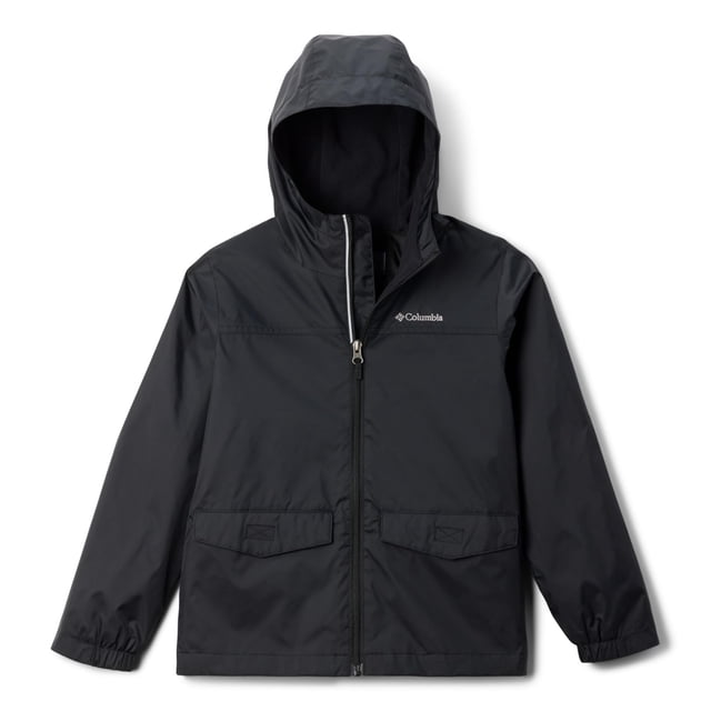 Campera Columbia para Niños Rain-Zilla II Impermeable Negra Talle M