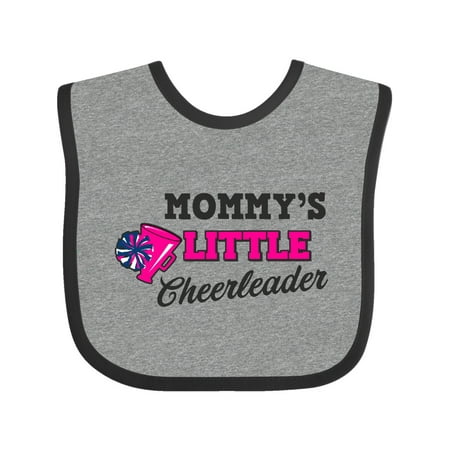 

Inktastic Mommy s Little Cheerleader with Megaphone and Pom Poms Gift Baby Girl Bib
