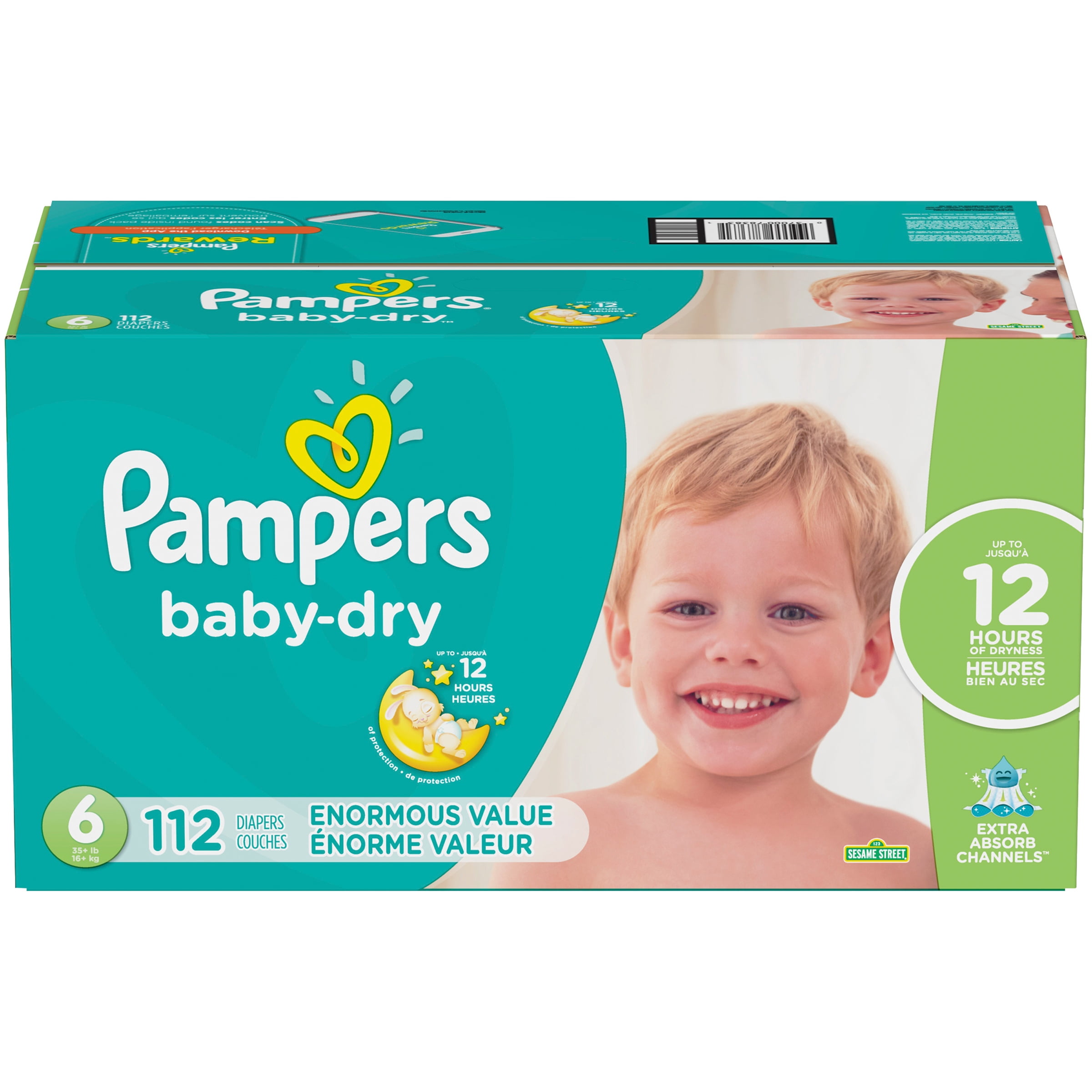 pampers baby dry size 2 112