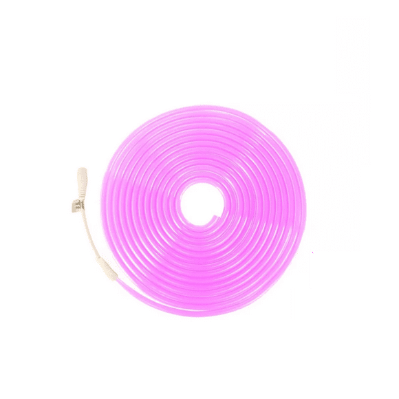 Tira Led Neón Flex Unicolor Decorativa Belug 5 Metros Rosa