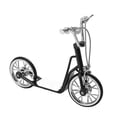 thumbnail image 3 of Deck Scooter Toys 13x16.5cm/5.1x6.5in Vivid DIY Alloy Material Black Miniature Toys Scooter Ornament for Bookshelves, 3 of 5