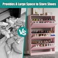 thumbnail image 6 of FANRAL Shoe Storage Cabinet for Entryway,Narrow Hidden Shoe Rack for Entrance Hallway,Pink, 6 of 8