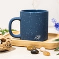 thumbnail image 3 of 2 Pack 16oz Silicone Coffee Mug, Speckled Blue, 3 of 9