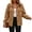 Light Brown, variant on KLHDSF Women's Corduroy Button Down Shacket Long Sleeve Lapel Collar Coat with Chest Pockets Soft Lightweight Fall Spring Casual Jacket for Women Beige L