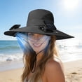 thumbnail image 4 of Yeciiwht Solar Powered Fan Hat Solar USB Charging Fan Hat with Cooling Arm Sleeves - Dual-Power Outdoor Cap for Hiking Fishing Sun Protection, 4 of 6