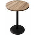 thumbnail image 3 of Indoor/Outdoor 36" Tall OD214 Black Table Base with 22" Diameter Foot and 30" Diameter Indoor/Outdoor Greystone Top by the Holland Bar Stool Co., 3 of 3