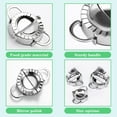thumbnail image 4 of Empanadas Maker Press, 4.9 Inch Ravioli Mold Dumplings Maker Machine, Stainless Steel Pot Sticker Molds Pierogi Cutter Press, 4 of 5